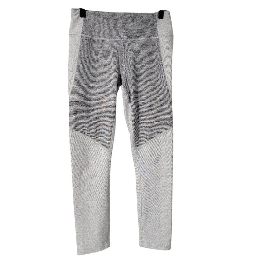 Outdoor‎ Voices Womens Grey Space Dye Springs 7/8 High Rise Leggings Size Small
